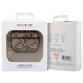 Puzdro Guess pre AirPods Pro 2 GUAP2PGCE4CW hnedá Gcube Classic Gold Logo W/Charm
