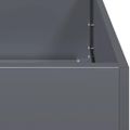 vidaXL kvetináč antracit 40x80x40 cm Oceľ valcovaná za studena