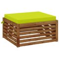 vidaXL 1-dielny sedací vankúš SOEST 100% polyester Žiarivá zelená