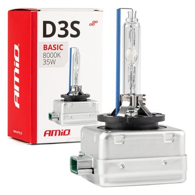 Výbojka D3S 35W 8000K xenónová AMiO BASIC