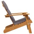 vidaXL Adirondack Záhradná stolička s vankúšmi masívne akáciové drevo
