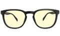 GUNNAR kancelářske/herní brýle OAKLAND ONYX * jantarová skla * BLF 65 * GUNNAR focus Brýle, kancelárské, cerné obroucky, jantarová skla, +0,2 dioptrie