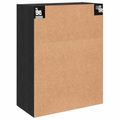 vidaXL Servírovacia skriňa Čierny dub 69,5 x 34 x 90 cm