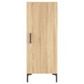 vidaXL Vysoká skrinka dub sonoma 34,5x34x180 cm spracované drevo
