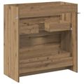 vidaXL Skriňa pod umývadlo do kúpeľne Dub artisan 78,5 x 37,5 x 81 cm