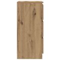 vidaXL Komoda dub artisan 37,5x35x76 cm spracované drevo