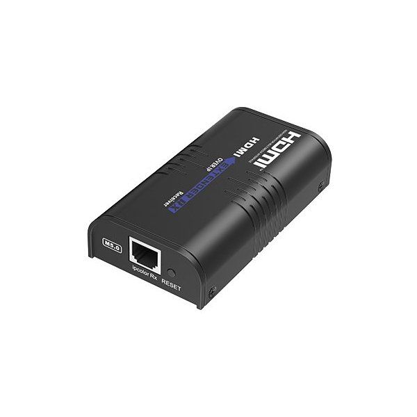 XtendLan HDMI přenos po LAN, přijímač, UDP/Multicast, 100Mbps@1080p Prijímac HDMI over IP, 1080P@60Hz, ipcolor STREAM, RJ45 vstup, HDMI výstup, CAT6 120 m, IGMP, DC 5V/1A