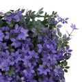 vidaXL Umelý plot z listov 24 ks fialový 40x60 cm