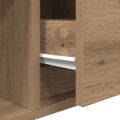 vidaXL TV skrinka Artisan Dub 100x31x25,5 cm Drevo