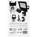 LED reflektor VISIO s pohybovým čidlom, 10W, neutrálna biela, čierný