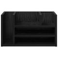 vidaXL Organizér na pult Čierny dub 44,5 x 24 x 25 cm Kompozitné drevo