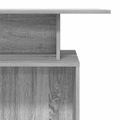 vidaXL Recepčný stôl sivý dub sonoma 100x40x104 cm kompozitné drevo
