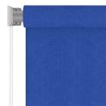 vidaXL Vonkajšia zatemňovacia roleta 245 (Š) x 140 (V) cm modrá HDPE