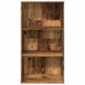 vidaXL Knižnica staré drevo 60x30x114 cm kompozitné drevo