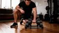 Činka liatinová nastaviteľná 1x3-24kg, REBEL ACTIVE RBA-2331-24