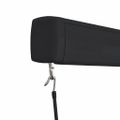 vidaXL Ručne ovládaná kazetová markíza modro-biela 350x250 cm