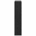 vidaXL Police na knihy 100 x 33 x 156,5 cm Kompozitné drevo Čierny dub
