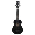 vidaXL Sopránové ukulele s taškou pre deti čierne 23"