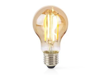 Smart LED žiarovka E27 7W teplá biela NEDIS WIFILRF10A60 WiFi Tuya