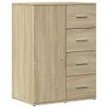 vidaXL Komody 2 ks dub somoma 59x39x80 cm kompozitné drevo