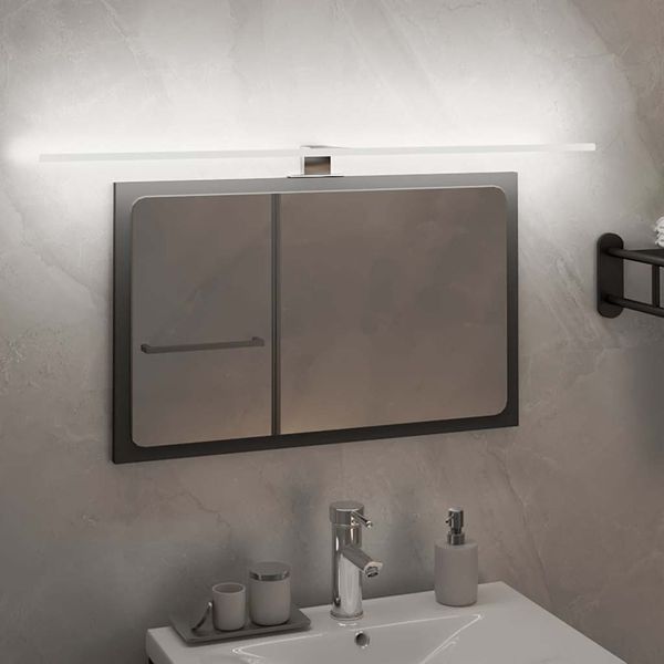 vidaXL LED zrkadlová lampa 7,5 W studené biele 80 cm 6000 K