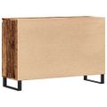 vidaXL Komoda staré drevo 101,5x35x70 cm kompozitné drevo