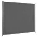 vidaXL Plotový panel 5 ks látkový 900x180 cm antracitový