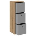 vidaXL Servírovacia skriňa Remeselný dub 35 x 32 x 99,5 cm