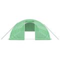 vidaXL Fóliovník s oceľovým rámom zelený 32 m² 8x4x2 m