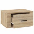 vidaXL Nástenné nočné stolíky 2 ks dub sonoma 50x36x25 cm