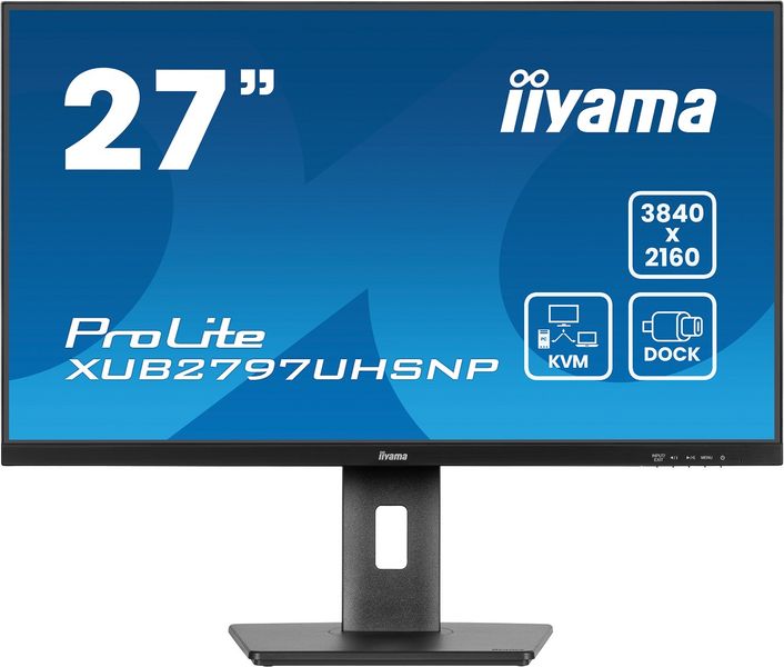 iiyama ProLite/XUB2797UHSNP-B1/27''/IPS/4K UHD/60Hz/4ms/Čierna/5R