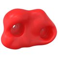 vidaXL Lezecká chytka 2 ks Červená 100 x 67 x 43 mm PP