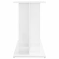 vidaXL Stojan na akvárium lesklý biely 80x35x60 cm kompozitné drevo