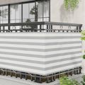 vidaXL Balkónová obrazovka 100 x 800 cm Oxfordská látka Obdĺžnikový