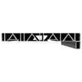 vidaXL Parapetné dosky Biela 60 x 25 x 4,5 cm PVC