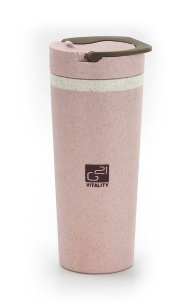 Eko téglik G21 beECO Americano 450 ml, ružový