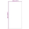 vidaXL Rohož Iný Antracitová a čierna 120 x 250 cm Polyamid a PVC