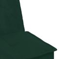 vidaXL Pohovka v tvare L tmavozelená 255x140x70 cm zamat