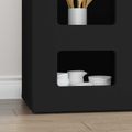 vidaXL Servírovacia skriňa ELST Čierna 100 x 35 x 59 cm