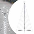 vidaXL LED vianočný stromček 570 LED studená biela 399 cm