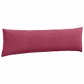 vidaXL Vankúše na pohovku 2 pcs Víno červené 145 x 40 cm