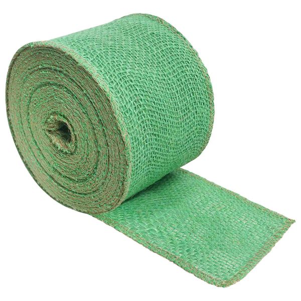 vidaXL Jutový rol Zelená 10 x 1000 cm