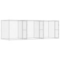 vidaXL Klietka pre psa Strieborná 600 x 200 x 200 cm Pozinkovaná oceľ