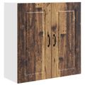 vidaXL Dvierka na umývačku Kalmar Staré drevo 80 x 31 x 80 cm