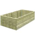 vidaXL Vyvýšený záhradný záhon 150x106x48cm, impregnovaná borovica 19mm