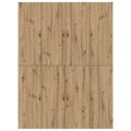 vidaXL Rám postele s úložným prostorem Remeselný dub 150 x 200 cm