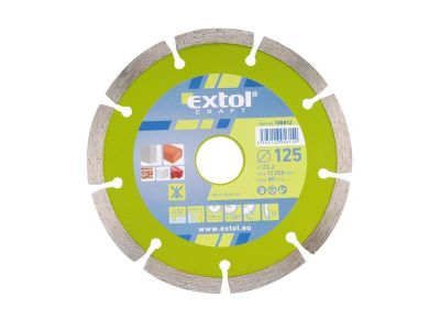 Kotúč diamantový rezný segmentový 115mm EXTOL CRAFT 108811
