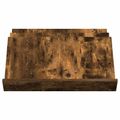 vidaXL Regál na časopisy Dymová dub 65 x 53 x 28,5 cm Kompozitné drevo