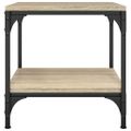 vidaXL Príručný stolík dub sonoma 40x40x40 cm spracované drevo