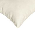 vidaXL Vankúše na pohovku 2 pcs Krémová 80 x 40 cm Kordúrová tkanina
